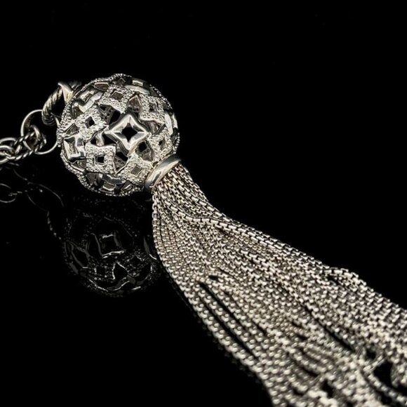 David Yurman Quatrefoil Diamond Necklace - Picture 1 of 8